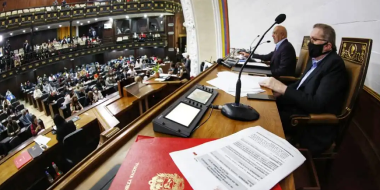 El presidente de la AN 2020 durante el debate de la Ley de Transparencia