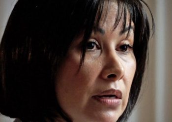 Claudia Díaz, enfermera de Chavez, durante una entrevista